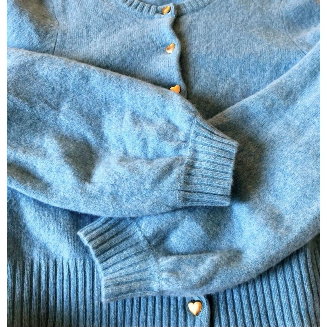 agnes b.(アニエスベー)のagnes b. WT19 PULLOVER ラブリーカーディガン アクアブルー レディースのトップス(カーディガン)の商品写真