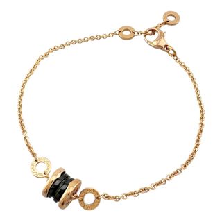 ブルガリ(BVLGARI)のブルガリ B-zero.1 エレメント ブレスレット 18金 K18ピンクゴールド レディース BVLGARI  中古(ブレスレット/バングル)