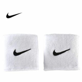 ナイキ(NIKE)のNIKE(ナイキ) スウォッシュ リストバンド ホワイト/ブラック(バスケットボール)