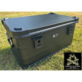 GENERIC OUTDOOR NEW マットブラック アルミコンテナ 50l(その他)