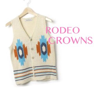 ロデオクラウンズ(RODEO CROWNS)のRODEO♡ニットベスト(ベスト/ジレ)