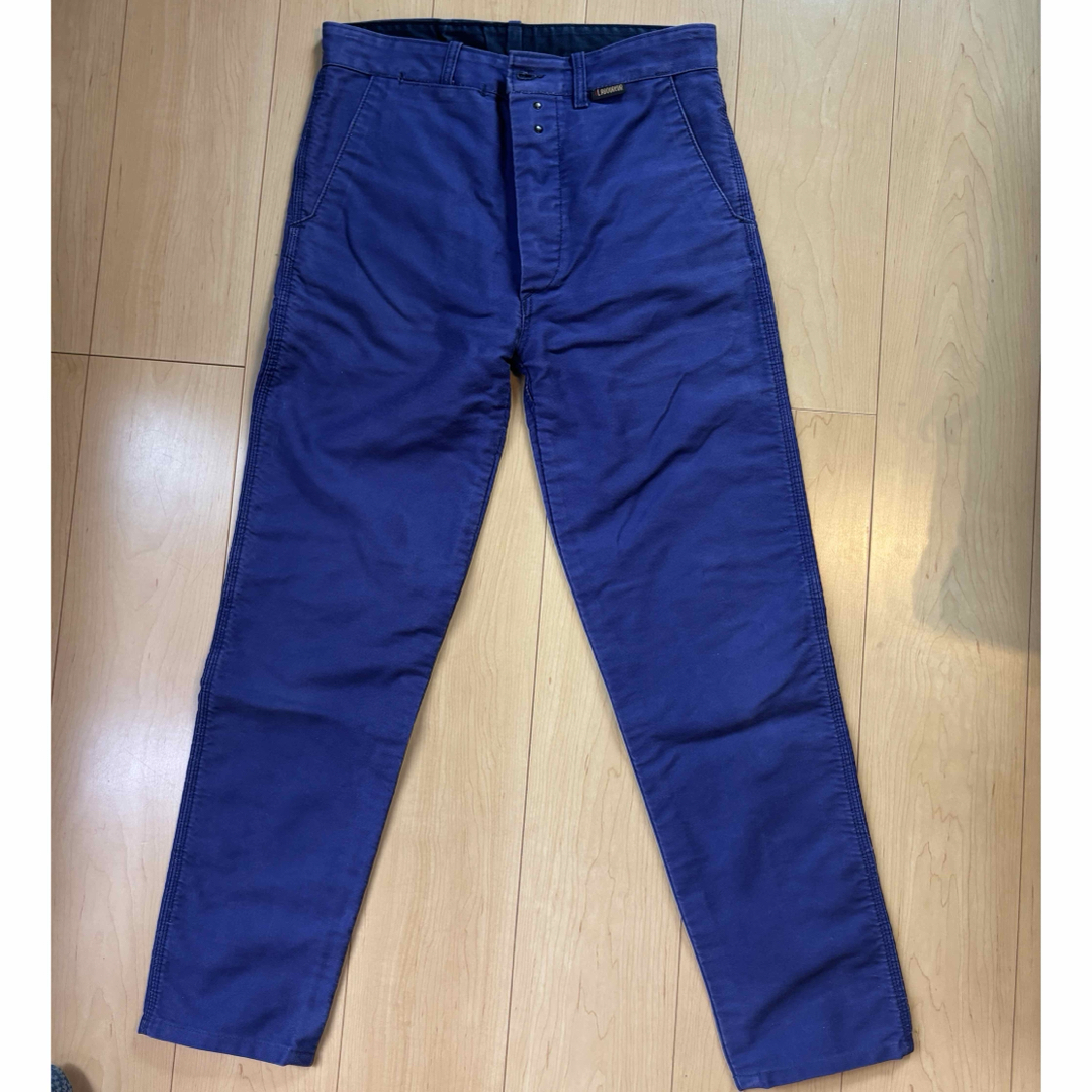 LE LABOUREUR モールスキンパンツ　サイズ38（リメイク品） メンズのパンツ(ワークパンツ/カーゴパンツ)の商品写真