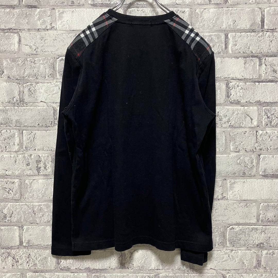 BURBERRY BLACK LABEL(バーバリーブラックレーベル)の【BURBERRY BLACK LABEL】バーバリー ロンT お洒落 メンズのトップス(Tシャツ/カットソー(七分/長袖))の商品写真