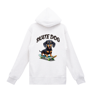 SKATE DOG パーカー スケートドッグ　ミニチュアダックスフンド　L
