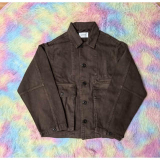LEMAIRE ルメール ボクシー デニムジャケット ブラウン M
