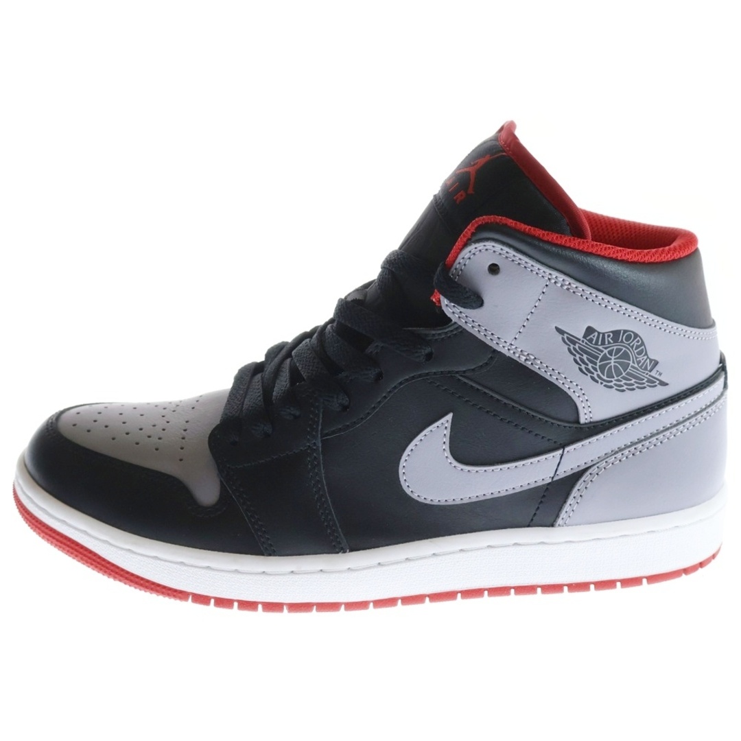 NIKE(ナイキ)のNIKE ナイキ Air Jordan 1 Mid Black/Cement Grey エアジョーダン1 ミッド ブラック/セメントグレー ミッドカットスニーカー US9.5/27.5cm DQ8426-006 メンズの靴/シューズ(スニーカー)の商品写真