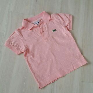 ラコステ(LACOSTE)のラコステ♥ピンクドット半袖ポロシャツ(Tシャツ/カットソー)