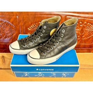 CONVERSE - ★100周年!レア!コンバース オールスター 黒 ハイカット レザー 258★