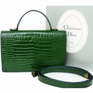 クリスチャンディオール(Christian Dior)の☆早い者勝ち☆美品 クリスチャンディオール クロコダイル ２ＷＡＹバッグ(ショルダーバッグ)