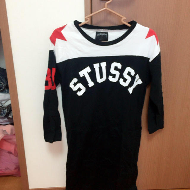 STUSSY(ステューシー)のstussy women 七分丈ワンピ レディースのワンピース(ひざ丈ワンピース)の商品写真