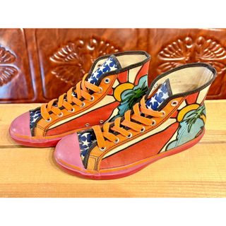 ★70s!USA!希少レア!Peter Max スニーカー ピーターマックス★(スニーカー)