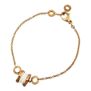 ブルガリ(BVLGARI)のブルガリ B-zero.1 エレメント ブレスレット 18金 K18ピンクゴールド レディース BVLGARI  中古(ブレスレット/バングル)