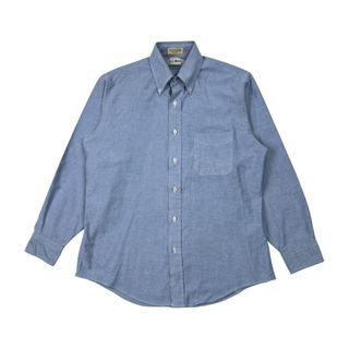 エルエルビーン(L.L.Bean)の90s USA製 L.L.Bean エルエルビーン オックスフォード BD ボタンダウン 長袖シャツ 15 1/2-32 /ブルー メンズ ビンテージ(シャツ)