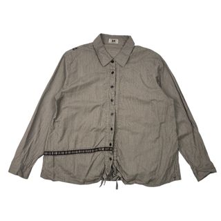 慈雨 ジウ 千鳥柄 長袖シャツ ブラウス 40/ブラック×ホワイト 系 レディース センソ・ユニコ(シャツ/ブラウス(長袖/七分))