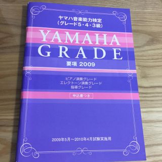 ヤマハ(ヤマハ)のヤマハグレード 要項2009年(その他)