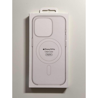 【新品】純正 iPhone 15 Pro クリアケース①