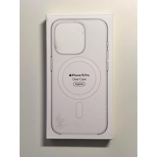 【新品】純正 iPhone 15 Pro クリアケース②