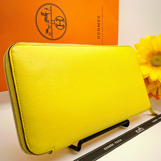 エルメス(HERMES)の【美品】エルメス アザップ シルクイン ヴォーエプソン スフレ【正規品】(財布)