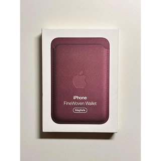 【新品】純正MagSafe対応iPhoneファインウーブンウォレット・マルベリ②