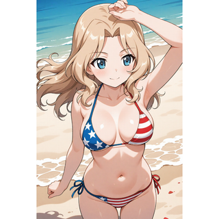 【6枚】 ガルパン ケイ ブロマイド セット
