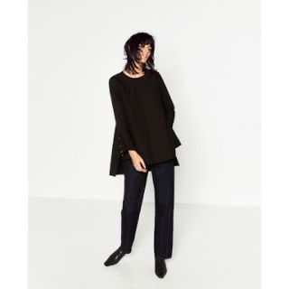 ザラ(ZARA)のZARA ロングブラウス(シャツ/ブラウス(長袖/七分))