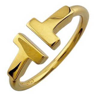 ティファニー(Tiffany & Co.)のティファニー Tワイヤー リング 指輪 11号 18金 K18イエローゴールド レディース TIFFANY&Co.  中古(リング(指輪))