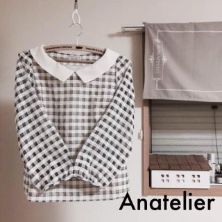 アナトリエ(anatelier)のAnatelier ギンガムチェック ブラウス(シャツ/ブラウス(長袖/七分))