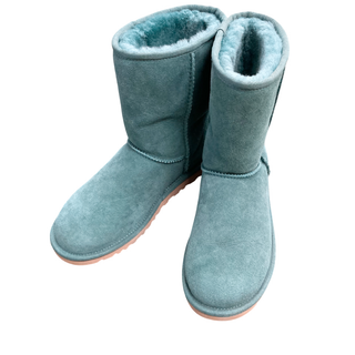 アグオーストラリア(UGG AUSTRALIA)の779903-9 UGG Australia/アグ オーストラリア クラシックショート ムートンブーツ グリーン系 23cm レディース 靴 ファッション(ブーツ)