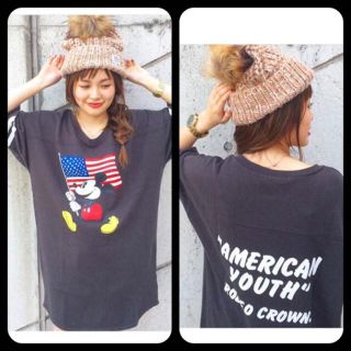 ロデオクラウンズ(RODEO CROWNS)のロデオ♡ミッキーワンピ(ひざ丈ワンピース)