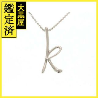 ティファニー(Tiffany & Co.)のティファニー レターイニシャル K ペンダント 925(シルバー) 【473】(ネックレス)