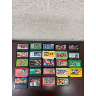ニンテンドウ(任天堂)のS　Nintendo　ファミコンカセット　24本　まとめ(家庭用ゲームソフト)