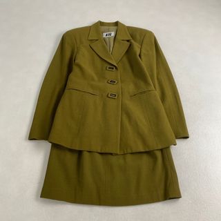イッセイミヤケ(ISSEY MIYAKE)のイッセイミヤケ　セットアップ　80ｓ　ヴィンテージ　スカートスーツ　ウール(セット/コーデ)