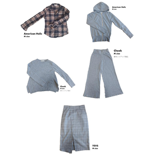 アメリカンホリック(AMERICAN HOLIC)のレディース秋冬服　5着まとめ売り　アメリカンホリック他(パーカー)
