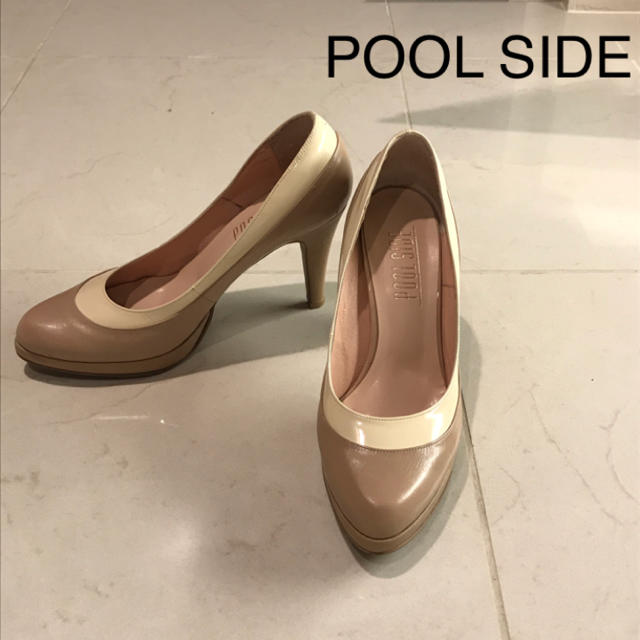 POOL SIDE(プールサイド)の美品★プールサイド POOL SIDE レザーパンプス ハイヒール レディースの靴/シューズ(ハイヒール/パンプス)の商品写真