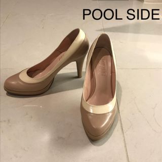 プールサイド(POOL SIDE)の美品★プールサイド POOL SIDE レザーパンプス ハイヒール(ハイヒール/パンプス)