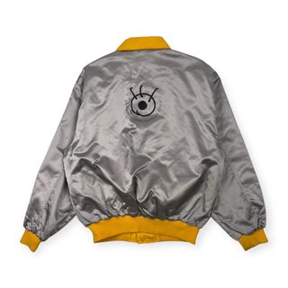 リバーシブル FUJISANKEI COMMUNICATIONS GROUP フジサンケイグループ ナイロン ジャケット ジャンパー LL/シルバー イエロー/フジテレビ/メンズ(ブルゾン)