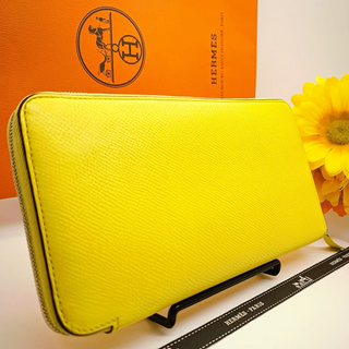 エルメス(HERMES)の【美品】エルメス アザップ シルクイン ヴォーエプソン スフレ【正規品】(財布)