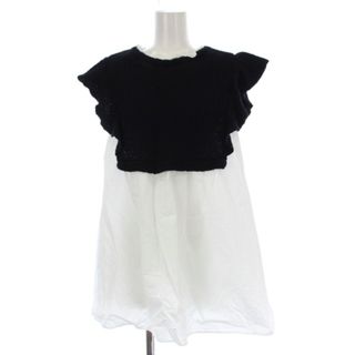 Ballsey - ボールジー トゥモローランド カットソー ノースリーブ S 黒 白