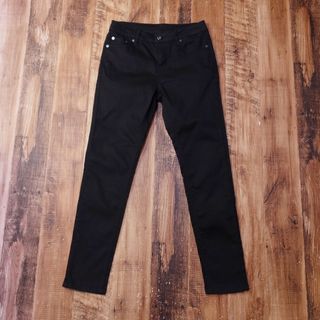 トップバリュ スキニーパンツ レディース ストレッチ 61 S 黒 QI12(スキニーパンツ)