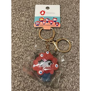 サンリオ　ミャクミャク　立体マスコットクリアキーホルダー　クロミ