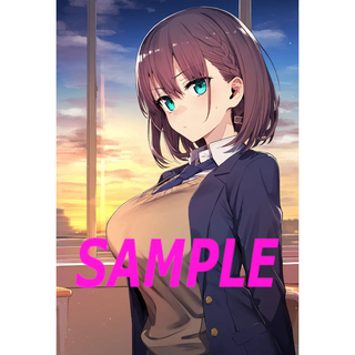 げつようのたわわ　あいちゃん（学校編）L判プロマイド(ポスター)