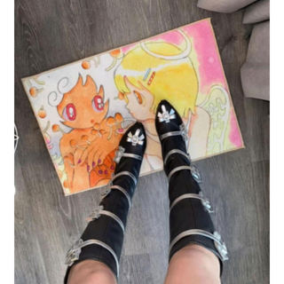 KIKO KOSTADINOV RIBBON HIGH BOOT 38(ハイヒール/パンプス)