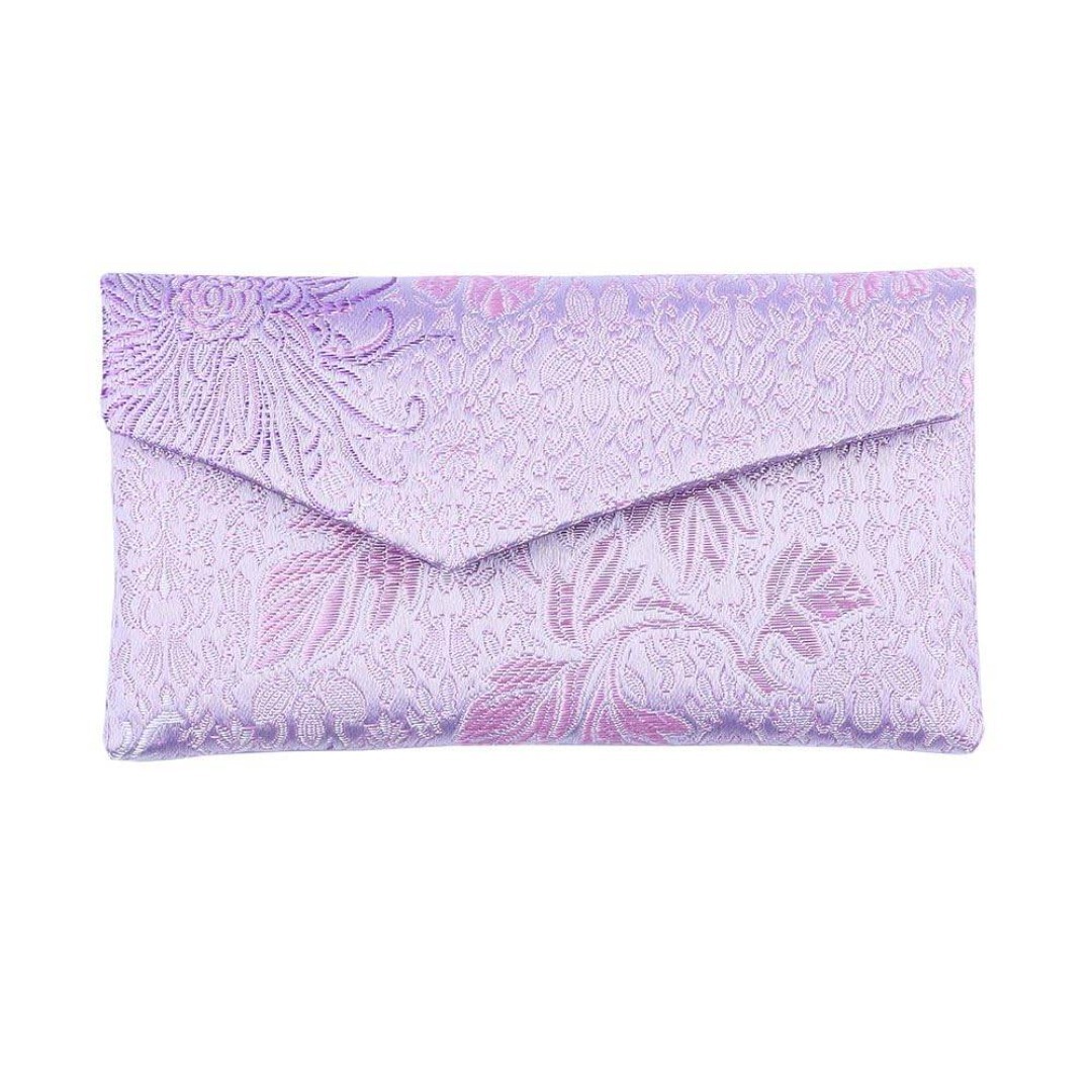 LEOBEE 数珠入れ 数珠袋 念珠袋 念珠入れ 女性用 数珠ケース (浅藤) インテリア/住まい/日用品のインテリア/住まい/日用品 その他(その他)の商品写真