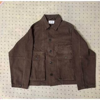 LEMAIRE ルメール ブラウン ボクシー デニムジャケット M