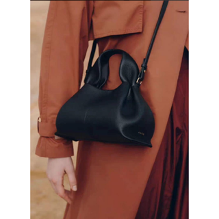 POLÈNE Numéro Neuf Mini ブラック ショルダーバッグ