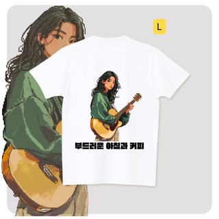 n271【新品未使用】ハイクオリティー Tシャツ 音楽 バックプリント Lサイズ