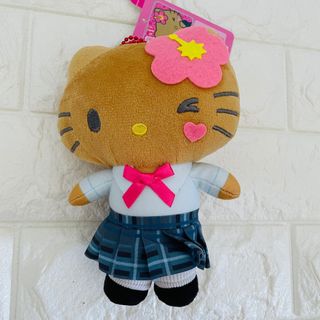 日焼けキティマスコットポーチチャーム☆頭がポーチになっているキティちゃん☆新品