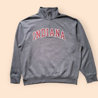 ジャンスポーツ(JANSPORT)のジャンスポーツ ハーフジップ スウェット XL カレッジプリント ロゴタグ(スウェット)