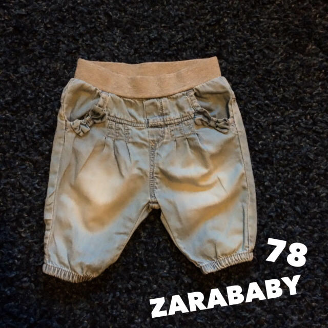 ZARA KIDS(ザラキッズ)のウエストゴムデニム➕トップス2点 キッズ/ベビー/マタニティのキッズ服女の子用(90cm~)(その他)の商品写真