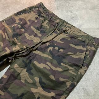 GAP - 【GAP】ギャップ カモフラ柄 ストレッチ コットンジョガーパンツ Lサイズ